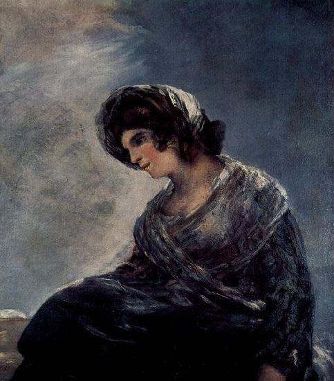 Francisco de Goya Milchmadchen von Bordeaux oil painting image